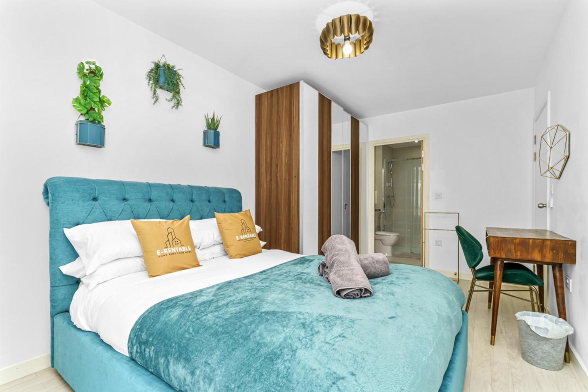 Stylish Surrey Quays Apartment - 10 Mins From Station ロンドン エクステリア 写真