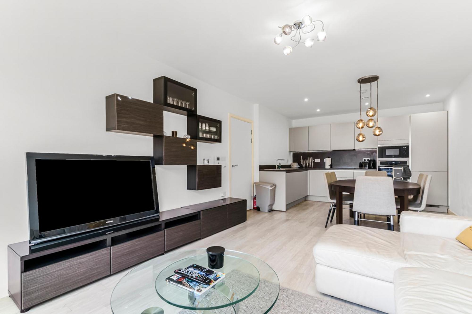 Stylish Surrey Quays Apartment - 10 Mins From Station ロンドン エクステリア 写真